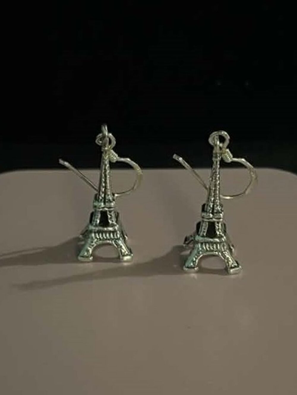 .925 Eiffel Tower earrings